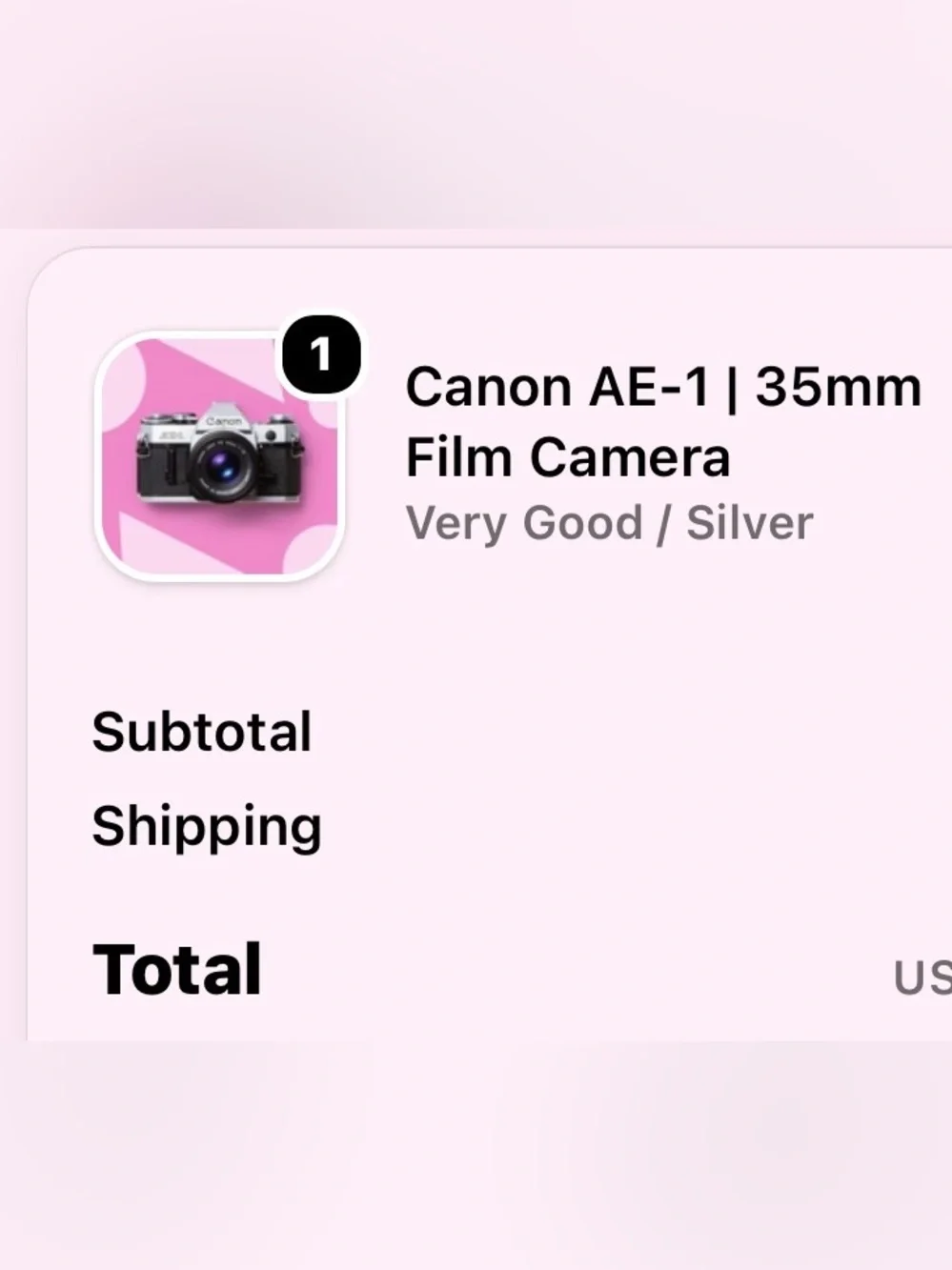Canon AE-1 Classic 35mm Film Camera